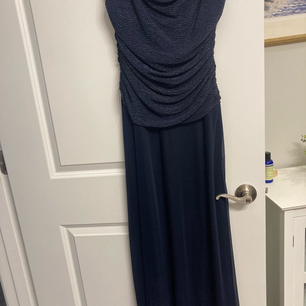 R&M Richards Navy Blue Maxi Dress